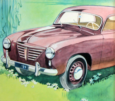 Goliath Cabrio-Limousine 1953 Automobilprospekt (10097)